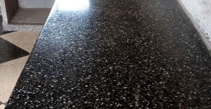 Our terrazzo work at Duke's Garage in Naalya, Kampala