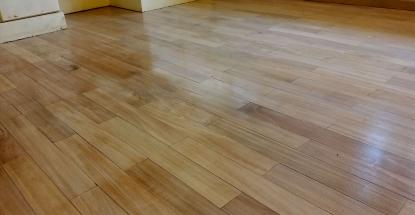 Installation of wooden floor at a private residence in Kololo
