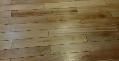 Installation of wooden floor at a private residence in Kololo