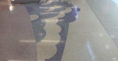 A sample of our decorative terrazzo work